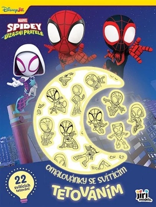Omalovánky se svítícím tetováním Spidey - 
