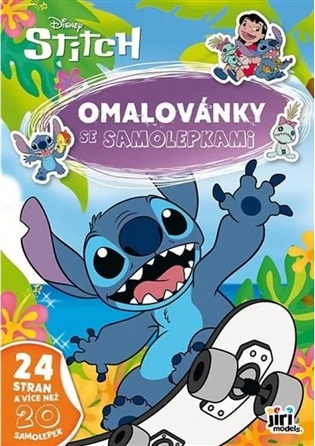 Omalovánky A4 se samolepkami Lilo & Stitch - 