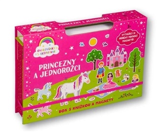 Princezny a jednorožci Box s knížkou a magnety - 