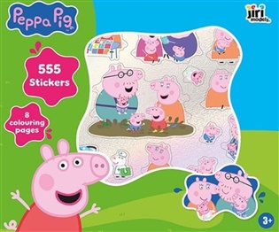 555 samolepek Prasátko Peppa - 
