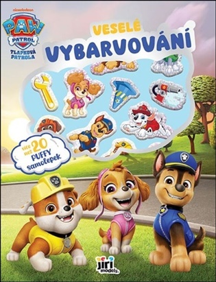 Veselé vybarvování se super samolepkami Tlapková patrola - 