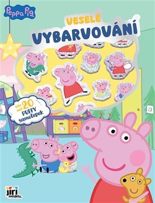 Veselé vybarvování se super samolepkami Prasátko Peppa - 