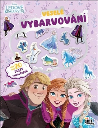 Veselé vybarvování se super samolepkami Ledové království - 