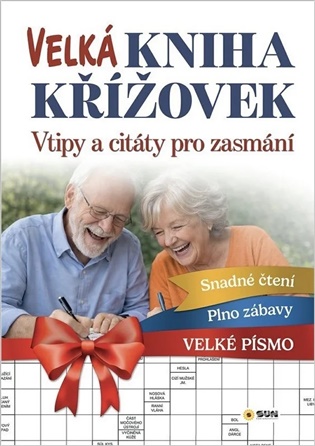 Velká kniha křížovek - Vtipy a citáty pro zasmání - 