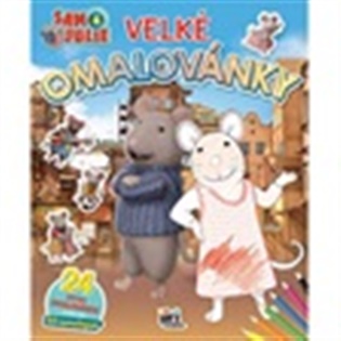 Velké omalovánky Dům myšek Sam & Julie - 