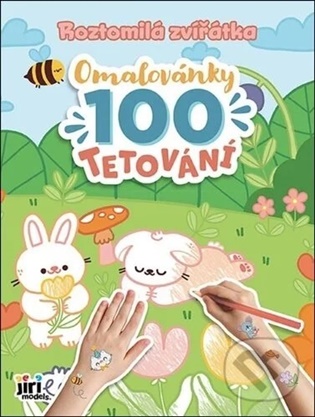 Omalovánky a 100 tetování Roztomilá zvířátka - 