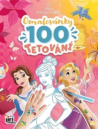 Omalovánky a 100 tetování Disney Princezny - 