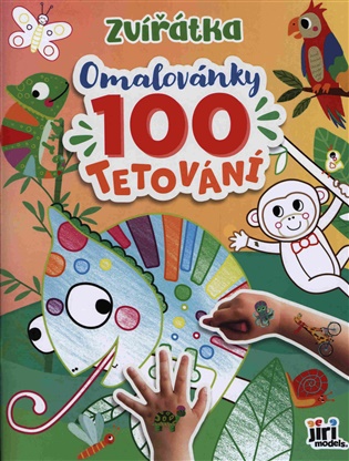 Omalovánky a 100 tetování Zvířátka - 