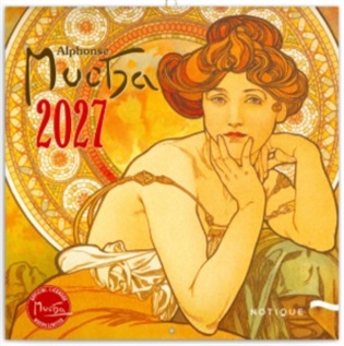 Poznámkový kalendář Alfons Mucha 2027 - 