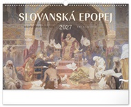 Nástěnný kalendář Slovanská epopej – Alphonse Mucha 2027
