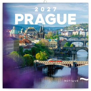 Poznámkový kalendář Praha 2027 - 