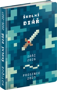 Školní diář Gamer (září 2026 – prosinec 2027)