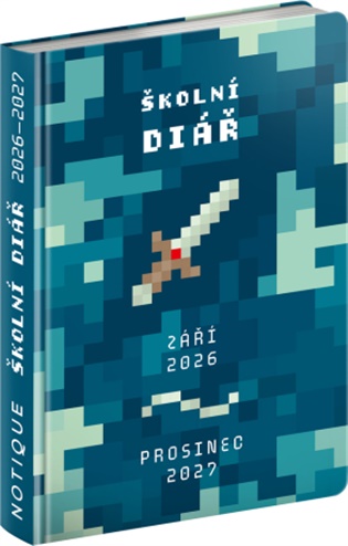 Školní diář Gamer (září 2026 – prosinec 2027) - 