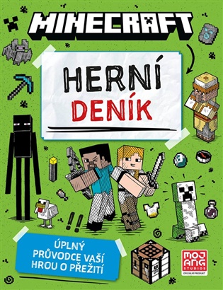 Minecraft - Herní deník: Úplný průvodce vaší hrou o přežití -  kolektiv