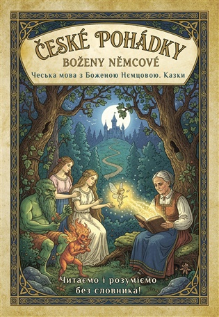 Kniha České pohádky - Boženy Němcové (česko-ukrajinské)