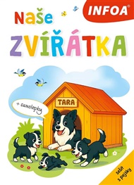 Naše zvířátka - sešit s pejsky (+ samolepky)