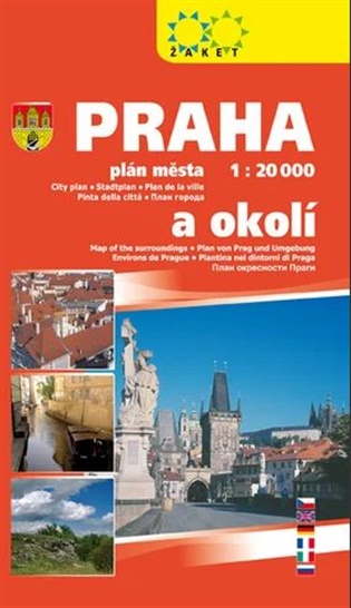 Praha plán města 1 : 20 000 a okolí /2026/ - 