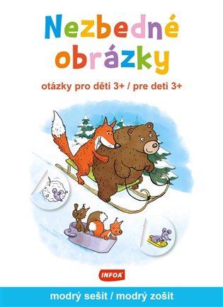 Nezbedné obrázky - modrý sešit