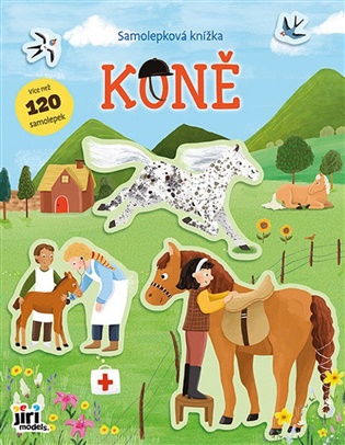 Samolepková knížka Koně - 