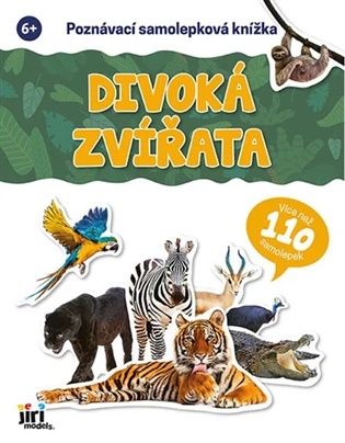 Poznávací samolepková knížka Divoká zvířata - 