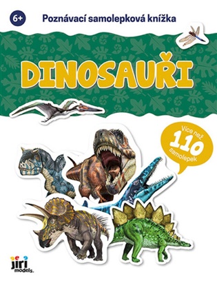 Poznávací samolepková knížka Dinosauři - 