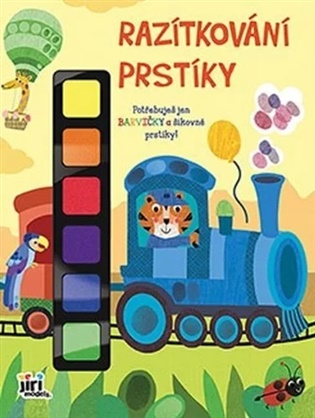 Razítkování prstíky Vlak - 