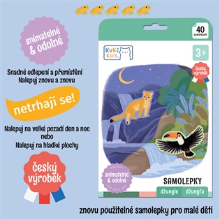 KukiKuk - Samolepky Džungle - 
