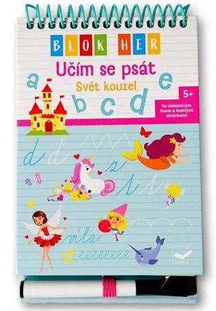Blok her Učím se psát Svět kouzel - 