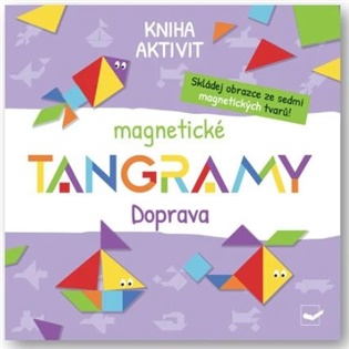 Kniha aktivit magnetické TANGRAMY Doprava - 