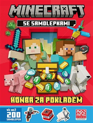 Minecraft - Honba za pokladem se samolepkami -  kolektiv