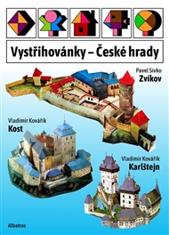 Vystřihovánky - České hrady: Karlštejn, Kost, Zvíkov