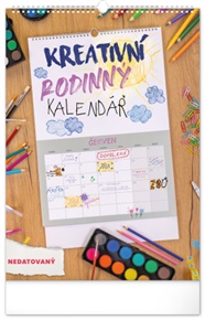 Kreativní rodinný kalendář, nedatovaný