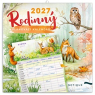 Rodinný plánovací kalendář Zvířátka 2027