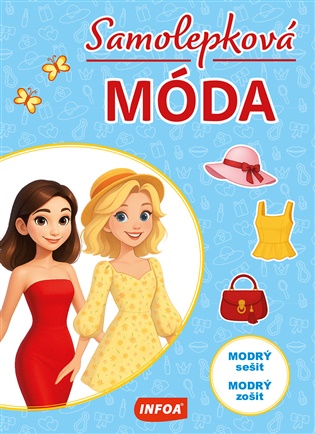SAMOLEPKOVÁ MODA MODRÝ SEŠIT