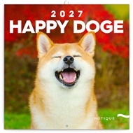 Poznámkový kalendář Happy Doge 2027