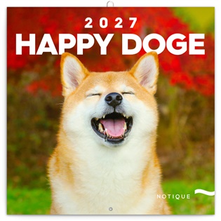 Poznámkový kalendář Happy Doge 2027 - 