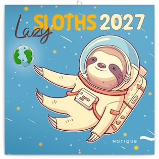 Poznámkový kalendář Pohodoví lenochodi 2027 - 