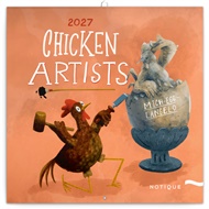 Poznámkový kalendář Chicken Artists 2027
