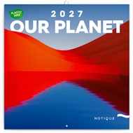 Poznámkový kalendář Naše Planeta 2027, PLASTIC FREE