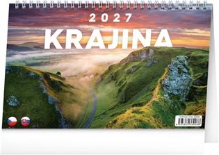 Stolní kalendář Krajina CZ/SK 2027 - 