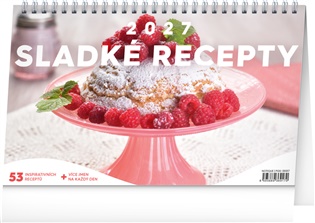 Stolní kalendář Sladké recepty 2027 - 
