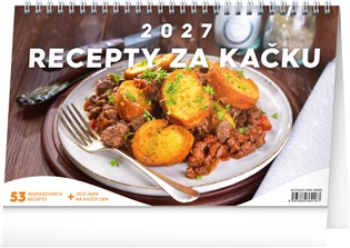 Stolní kalendář Recepty za kačku 2027 - 