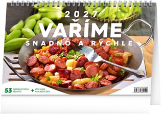 Stolní kalendář Vaříme snadno a rychle 2027 - 
