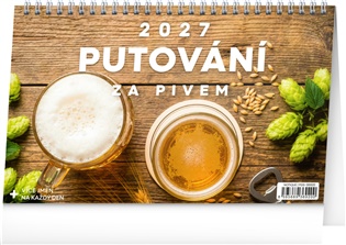 Stolní kalendář Putování za pivem 2027 - 