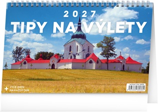Stolní kalendář Tipy na výlety 2027 - 