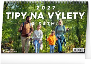 Stolní kalendář Tipy na výlety s dětmi 2027 - 