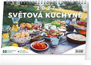Stolní kalendář Světová kuchyně 2027 - 