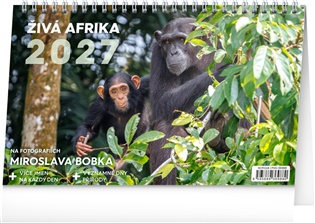 Stolní kalendář Živá Afrika 2027 - 