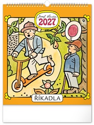 Nástěnný kalendář Josef Lada – Říkadla 2027