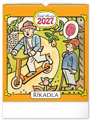 Nástěnný kalendář Josef Lada – Říkadla 2027 - 